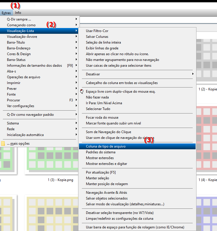 Como posso personalizar a coluna de tipo de arquivo no File Explorer
